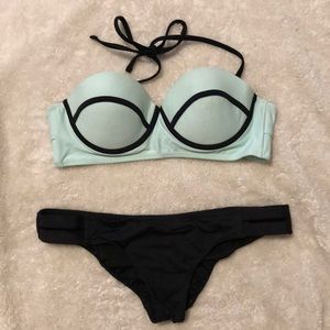 Turquoise bathing suit